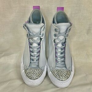 Converse Chuck Taylor Selene Shield Sneakers | Size 7 | Custom Rhinestone Toe